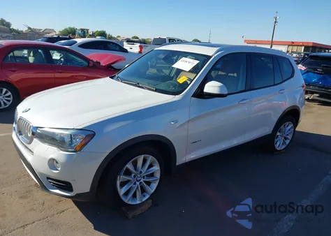 2017 BMW X3 xDrive28I z USA, uszkodzony, nr VIN 5UXWX9C3XH0T19402